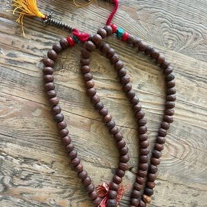Bodhi Bead Mala with Tassels